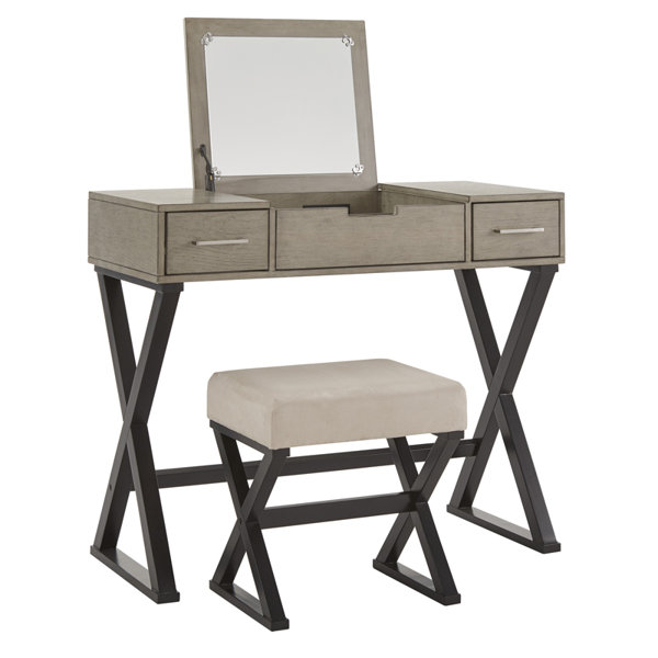 Fold up vanity cheap table